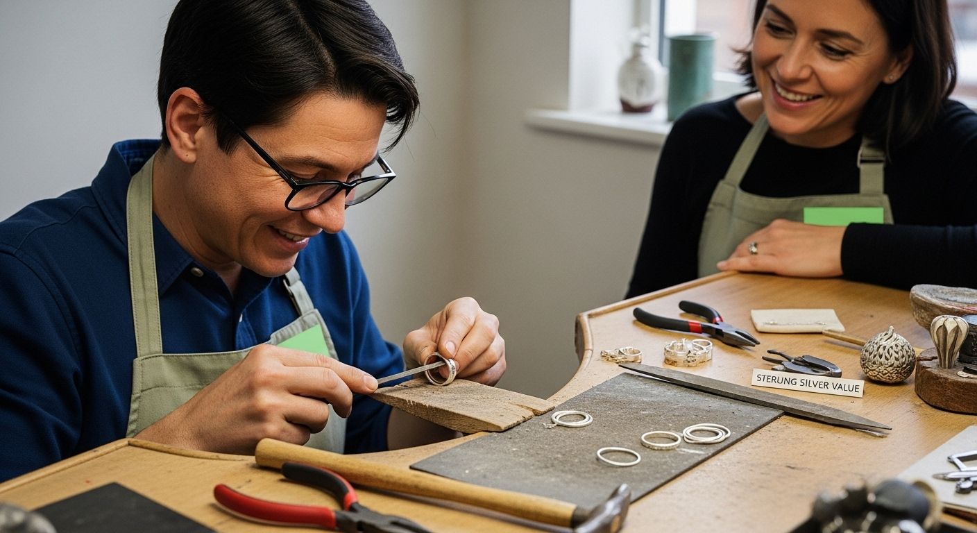 sterling silver crafting