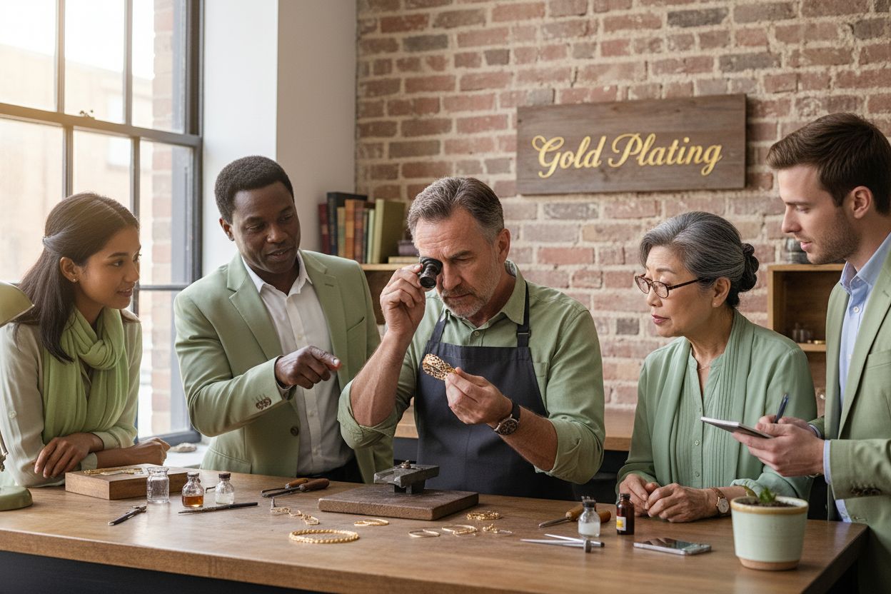 gold plating jewelry process