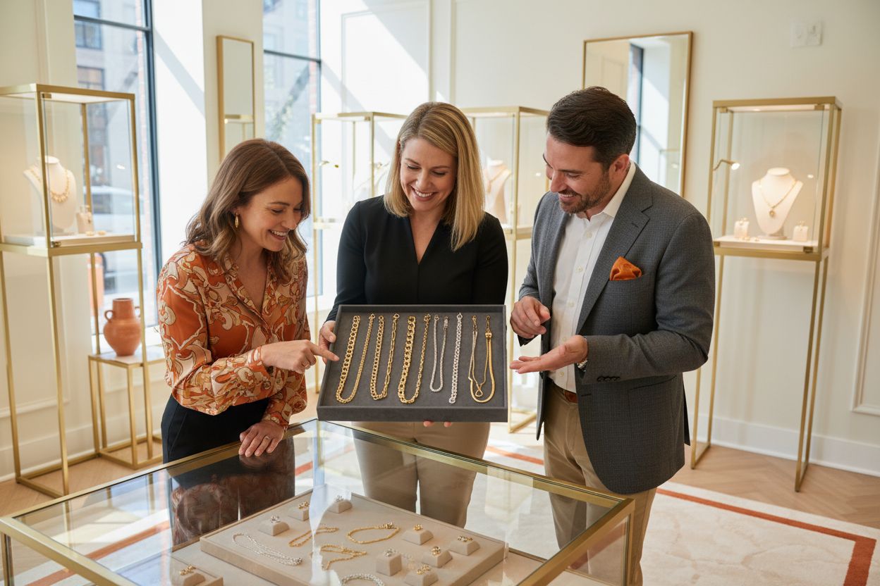 necklace chains varieties boutique