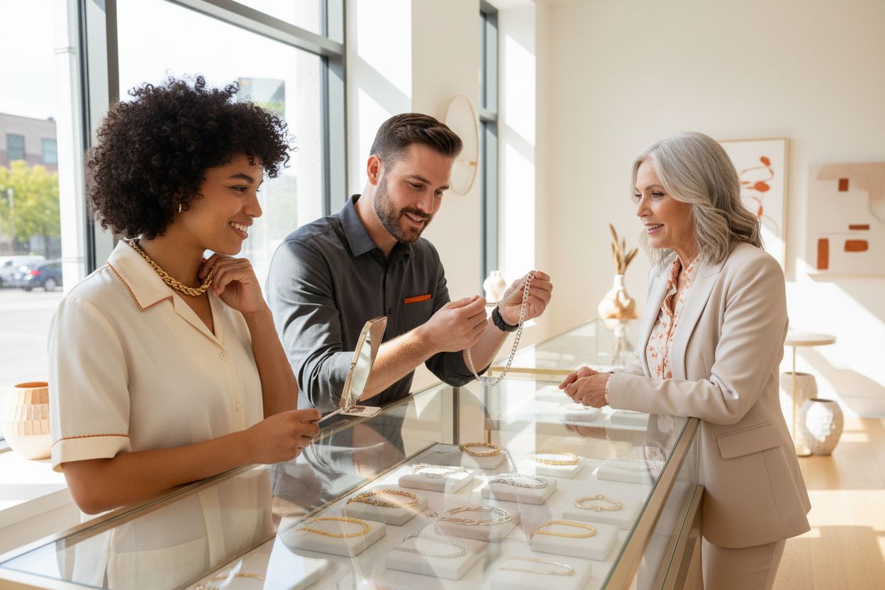 necklace chain types jewelry boutique