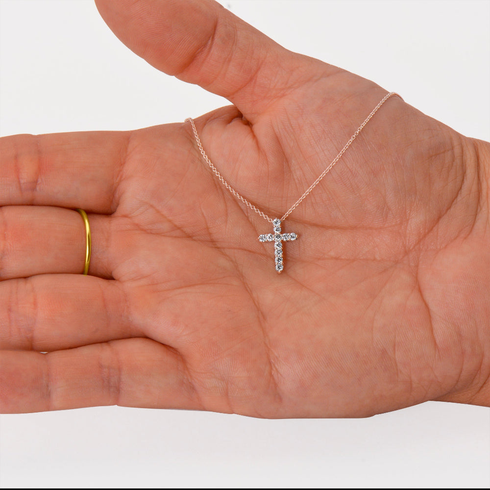 Diamond-Cross-Necklace