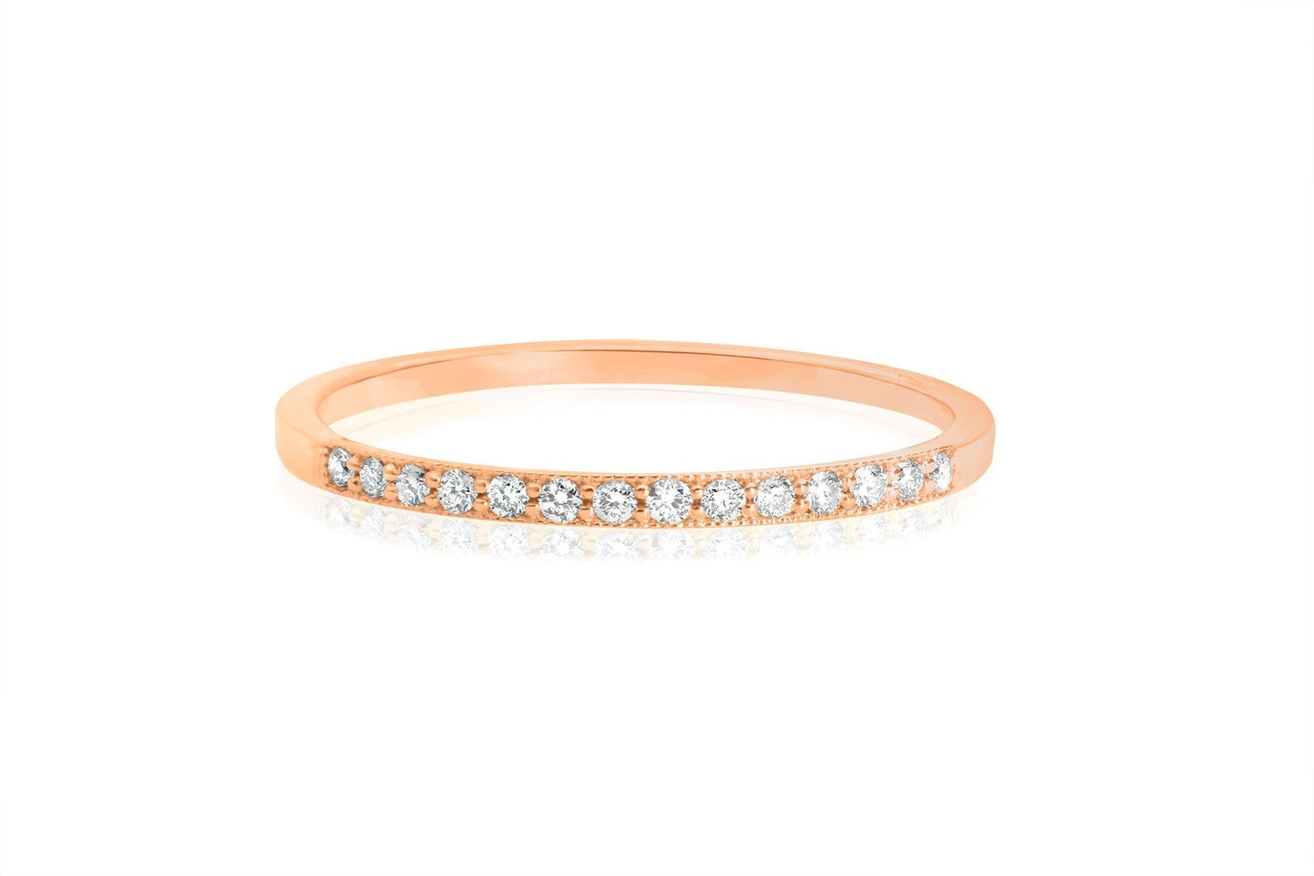 French Pave Wedding Band
