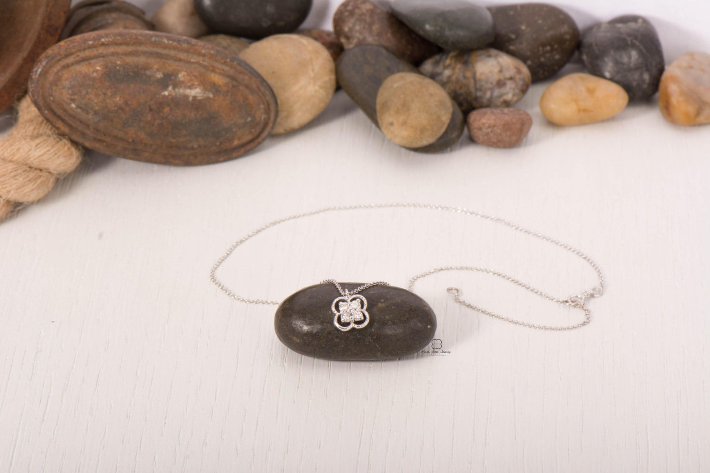Diamond Clover Necklace