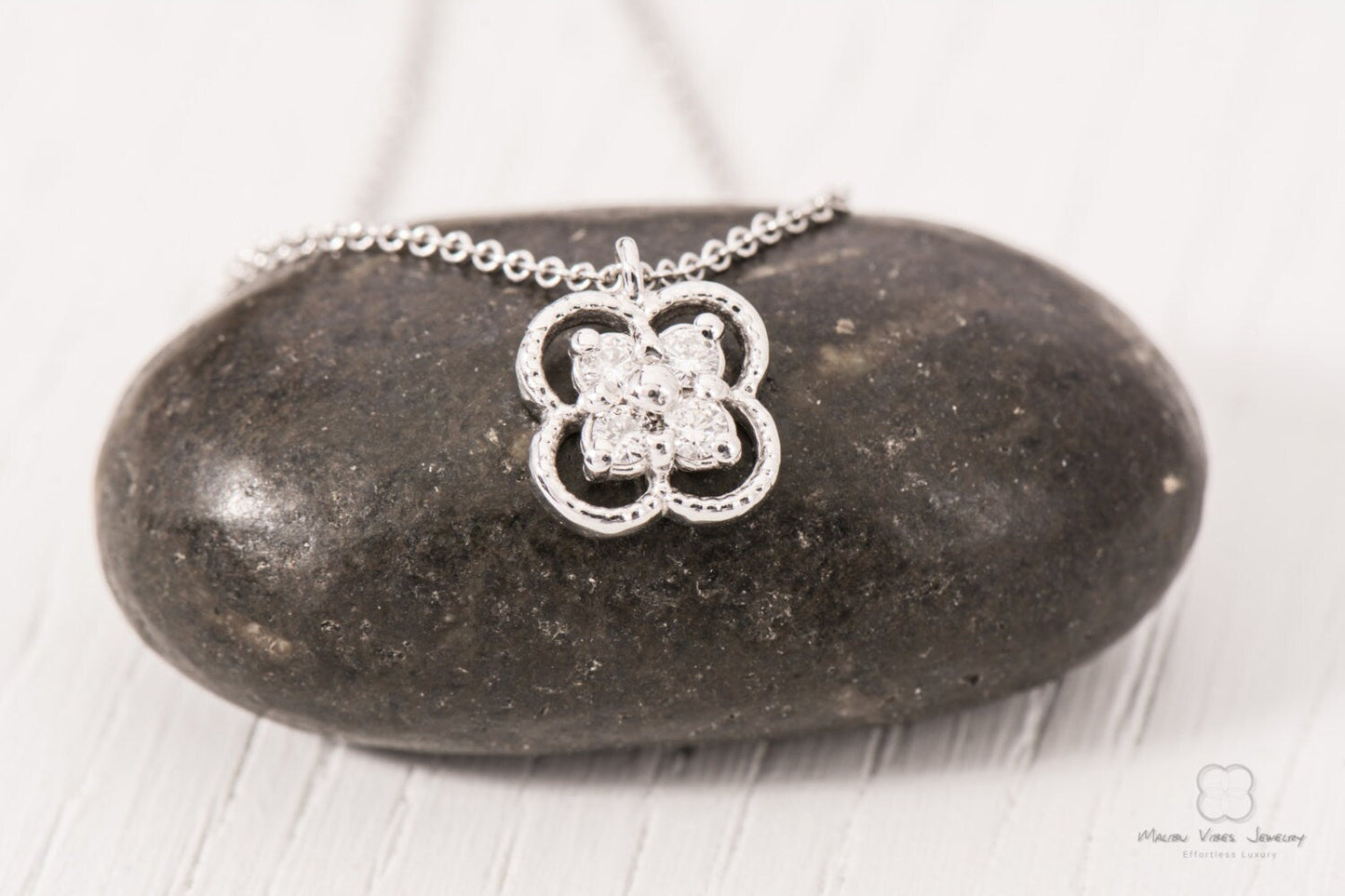 Diamond Clover Necklace