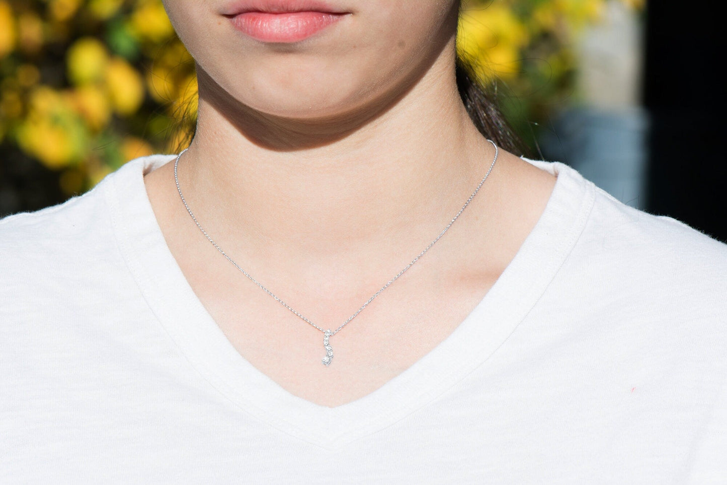 journey diamond necklace