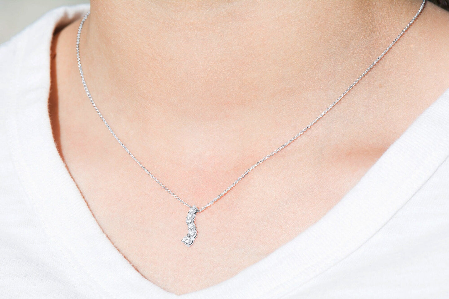 journey diamond necklace