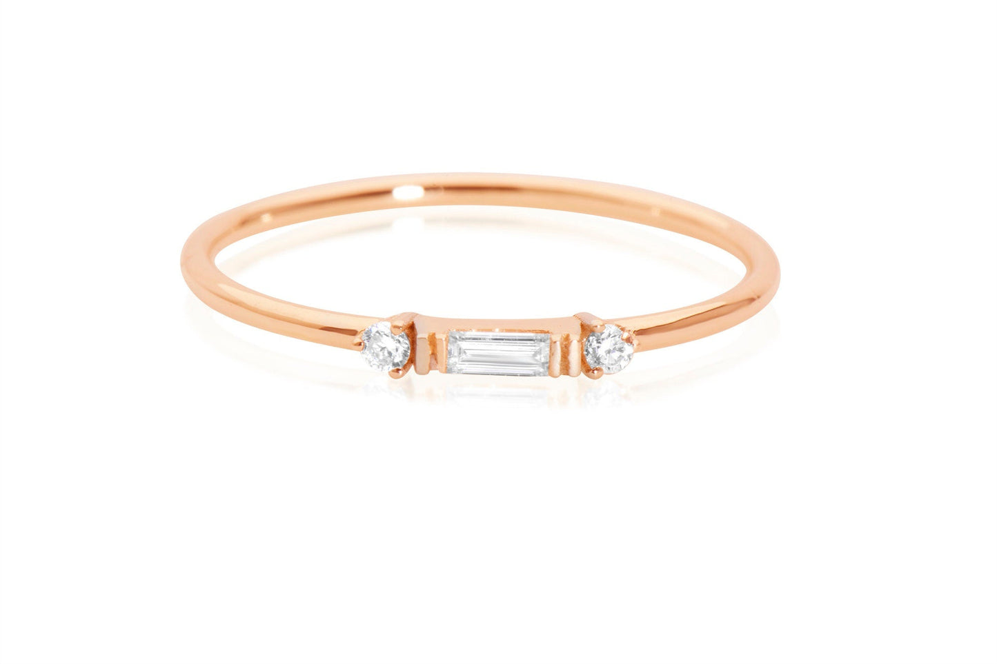 baguette cut diamond ring
