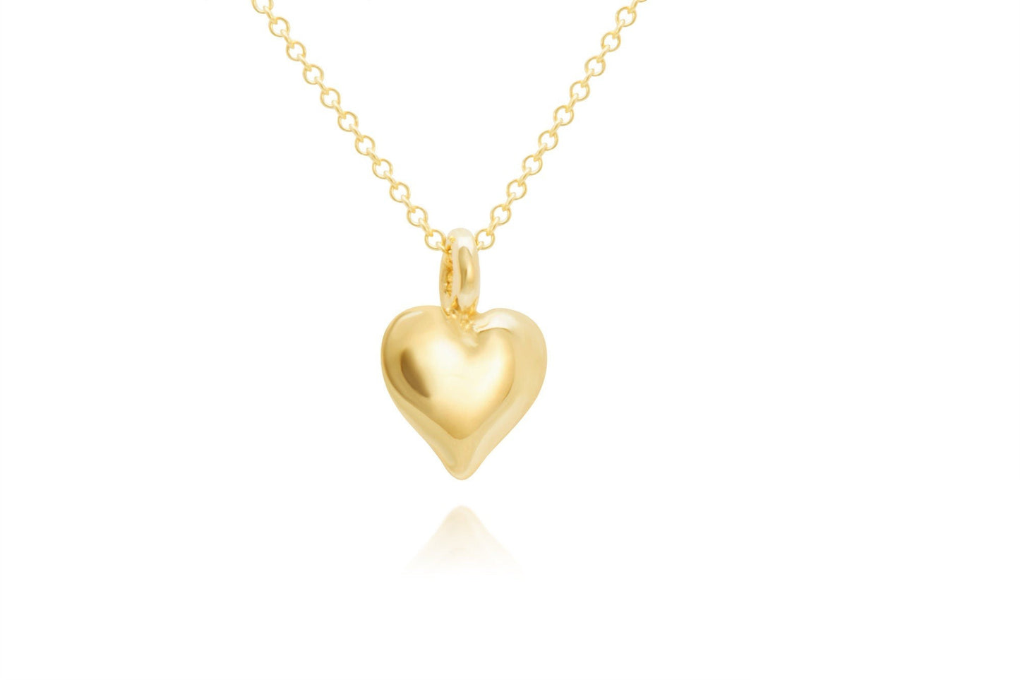 Tiny 14K Gold Heart Necklace