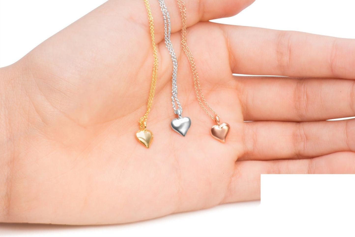 Rose Gold Heart Pendant