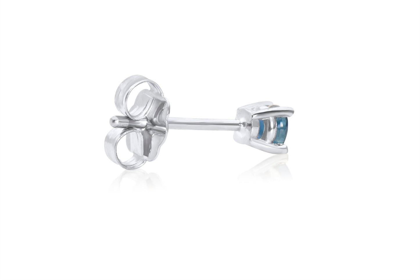 14k Gold Sapphire Stud Earrings