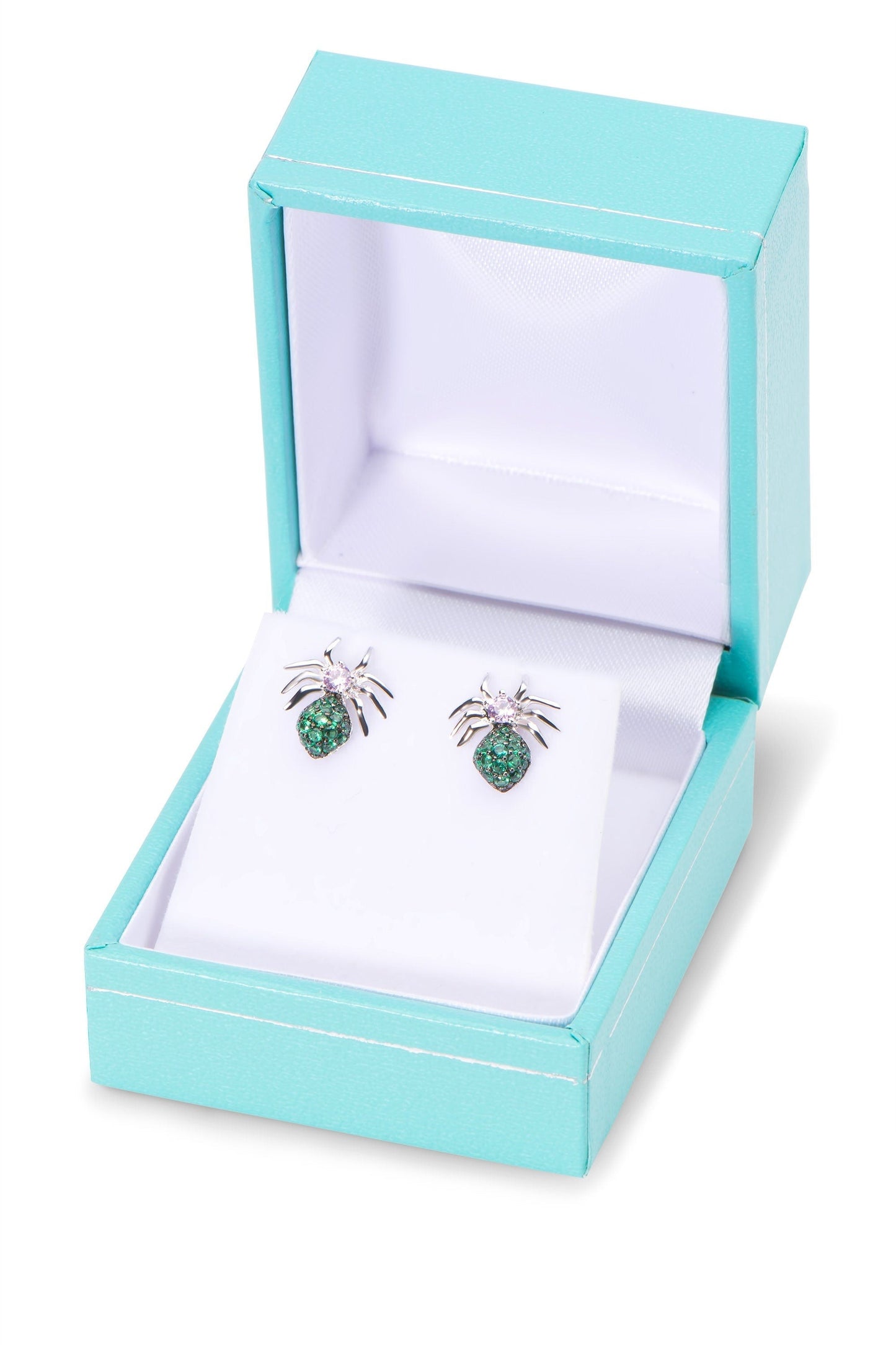 Spooky Sterling Silver Spider Earrings