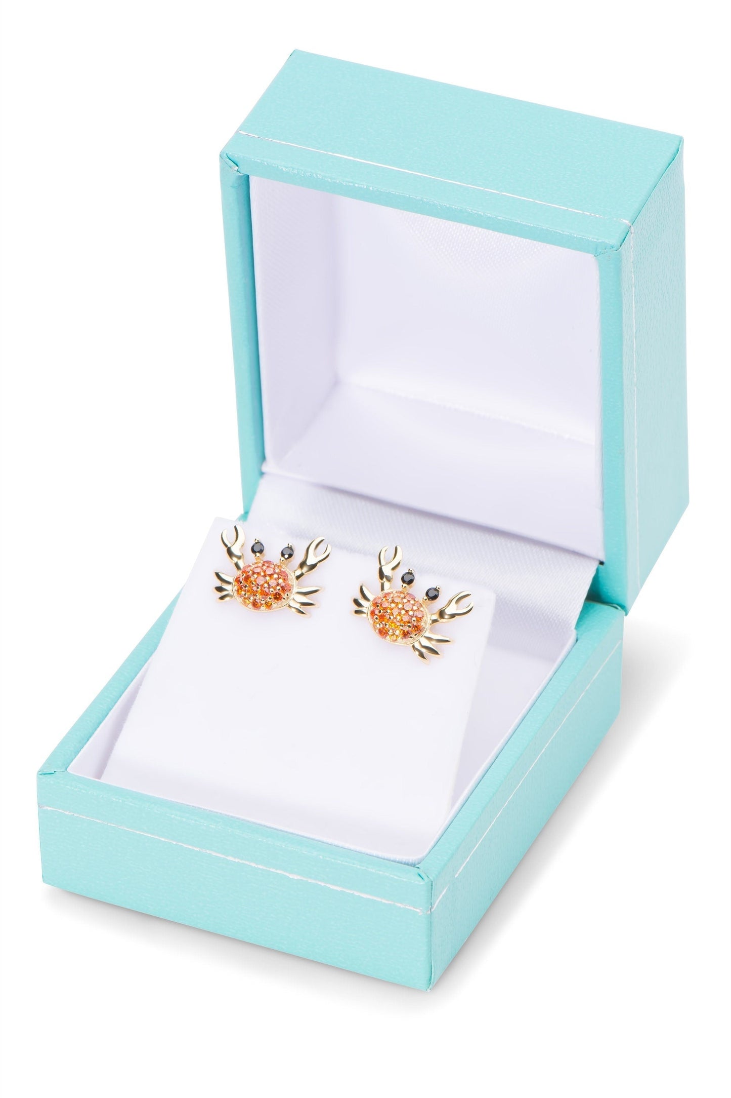 Sterling Silver Crab Earrings