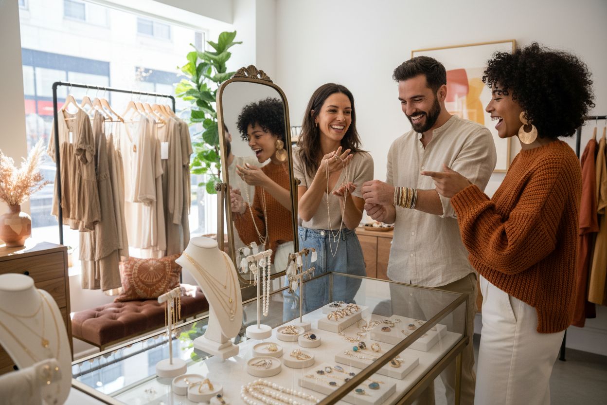 fashion jewelry group styling