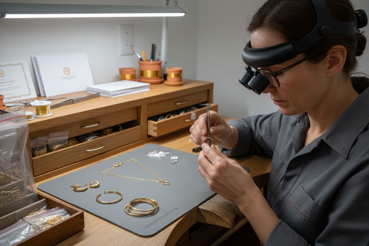 vermeil jewelry workshop