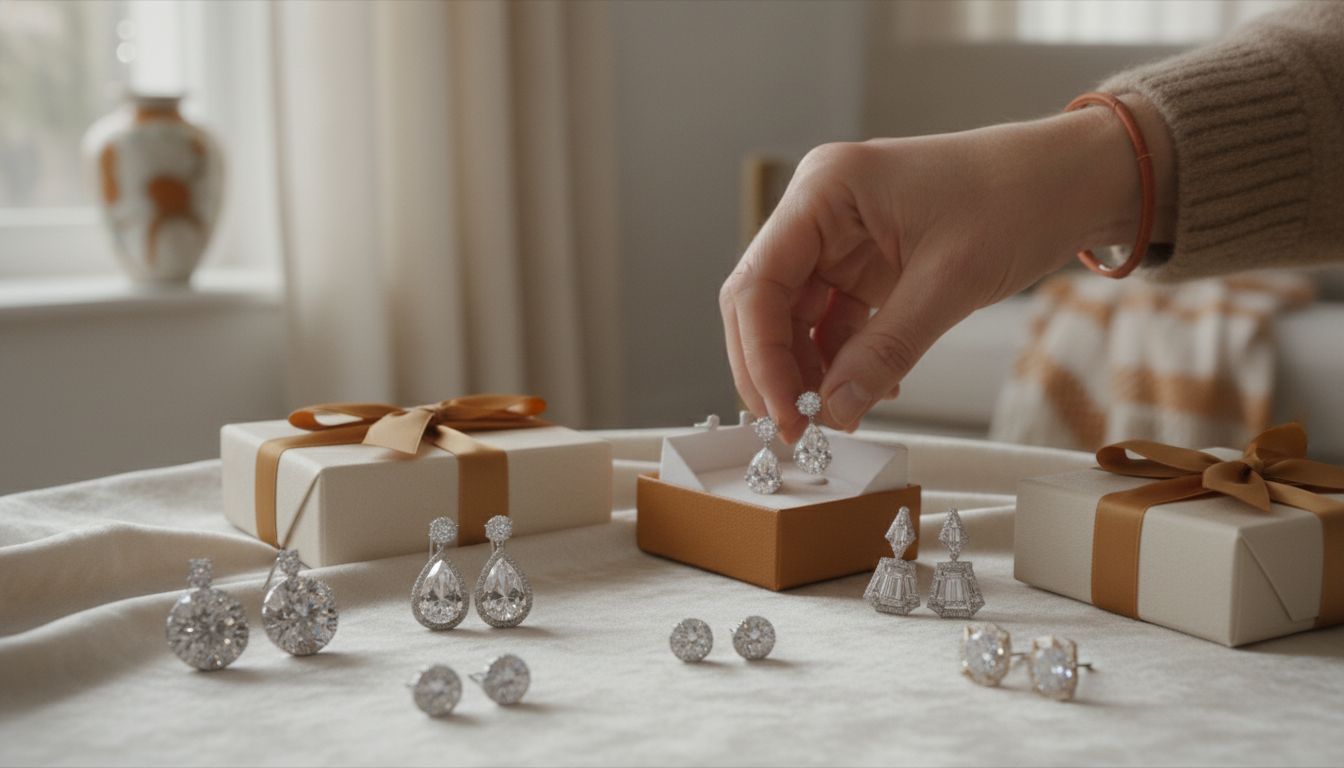 top diamond earrings for gifts hero header image
