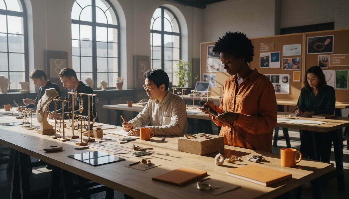 modern jewelry studio