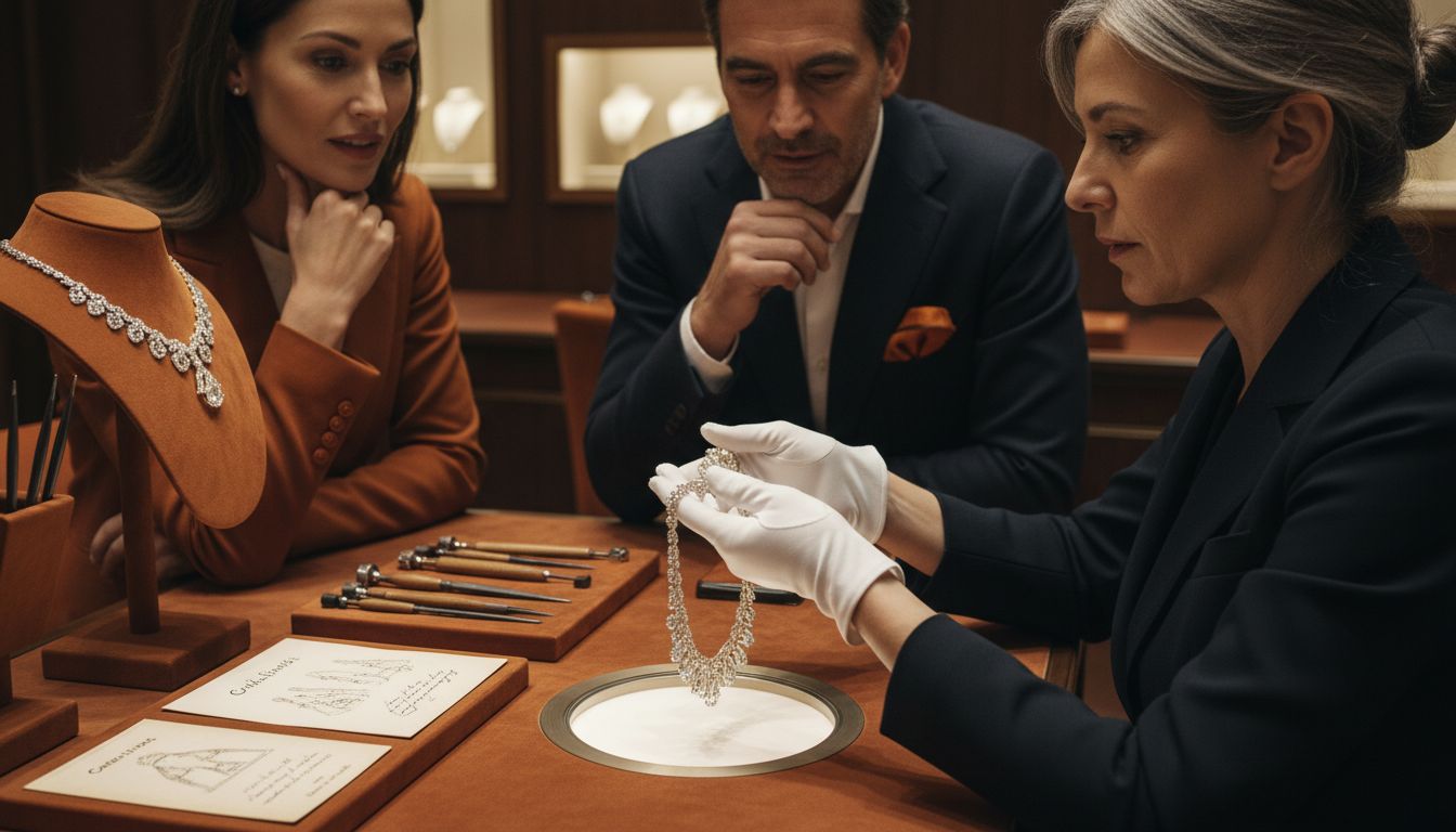 luxury jewelry display